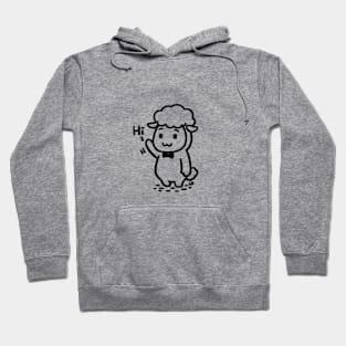 Hi, Sheep Hoodie